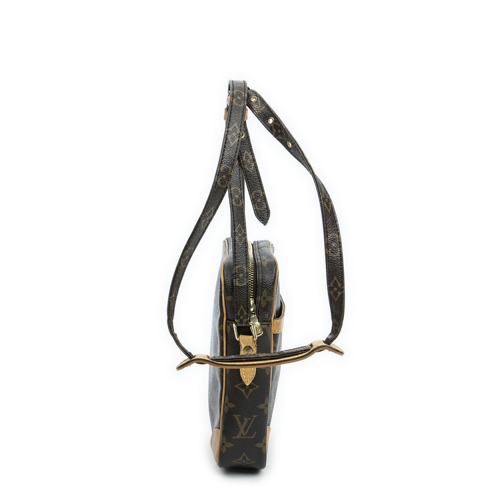 中古] LOUIS VUITTON ルイヴィトンダヌーブ茶色モノグラムキャンバスAB