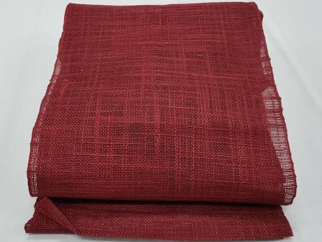 平和屋着物＊夏物　八寸名古屋帯　赤色　正絹　長尺　逸品　CABH8036fb