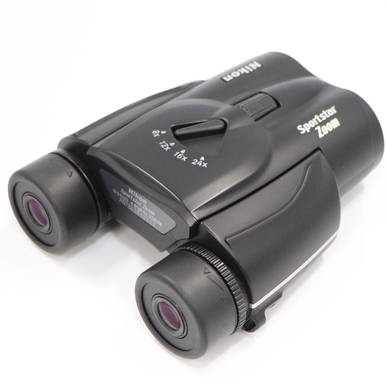 [倍率8~24倍] ニコン Sportstar Zoom 8-24x25 双眼鏡 ブラック　sportstar-zoom-bk 整備済みアウトレット品 [良い(B)]