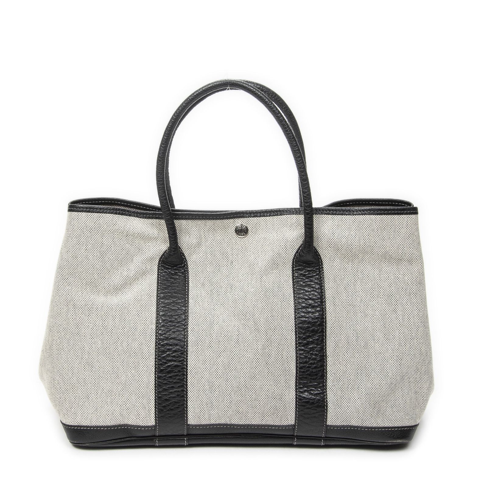 [中古] HERMES エルメスガーデンパーティーベージュ/ブラックトワルアッシュNone