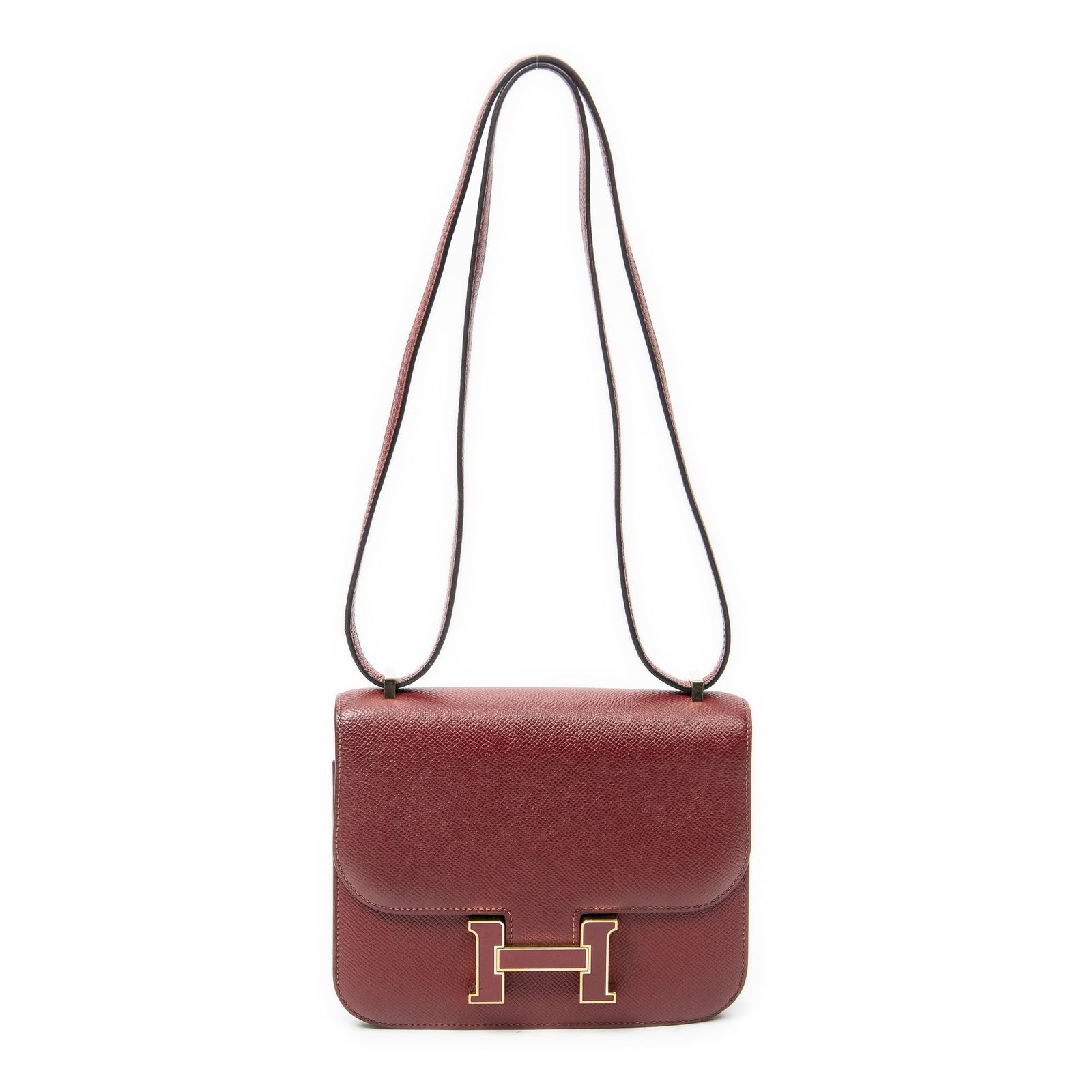 [中古] HERMES エルメスコンスタンスガーネットレッドエプソムレザーNone