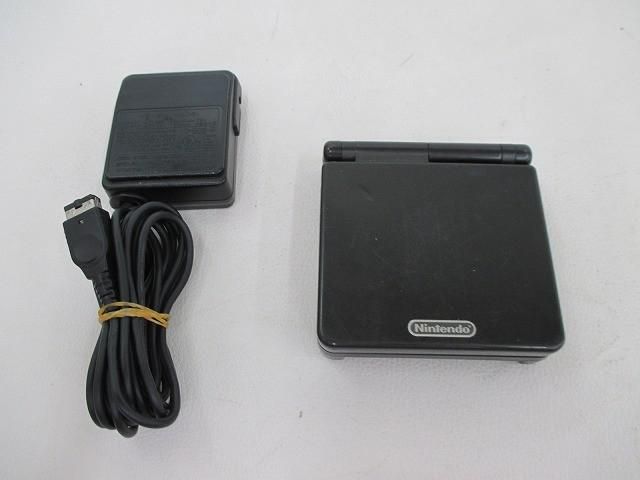 中古品 ゲーム ゲームボーイアドバンス 本体 SP AGS-001 オニキスブラック 動作品 充電器付き