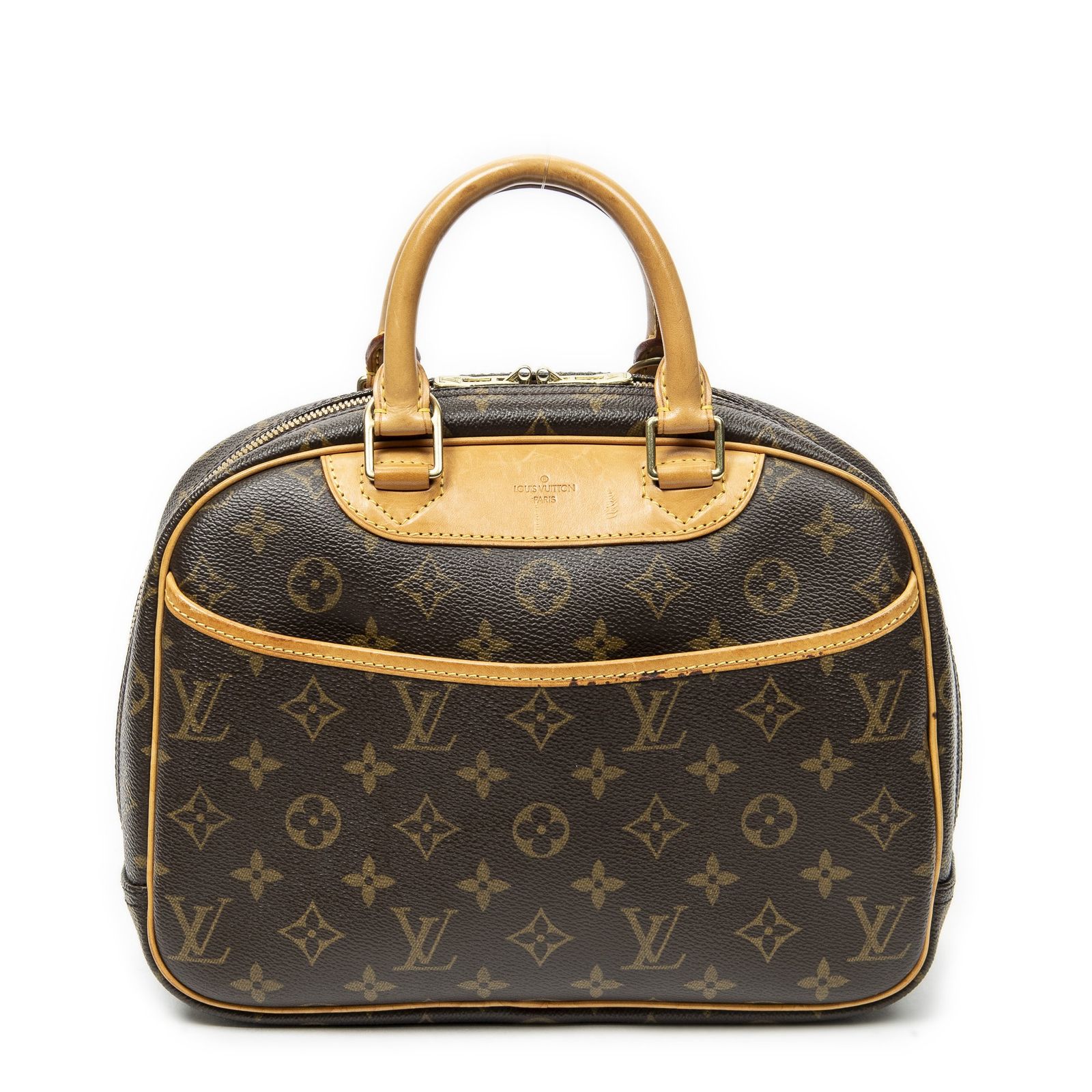 [中古] LOUIS VUITTON ルイヴィトントルヴィル茶色モノグラムキャンバスA