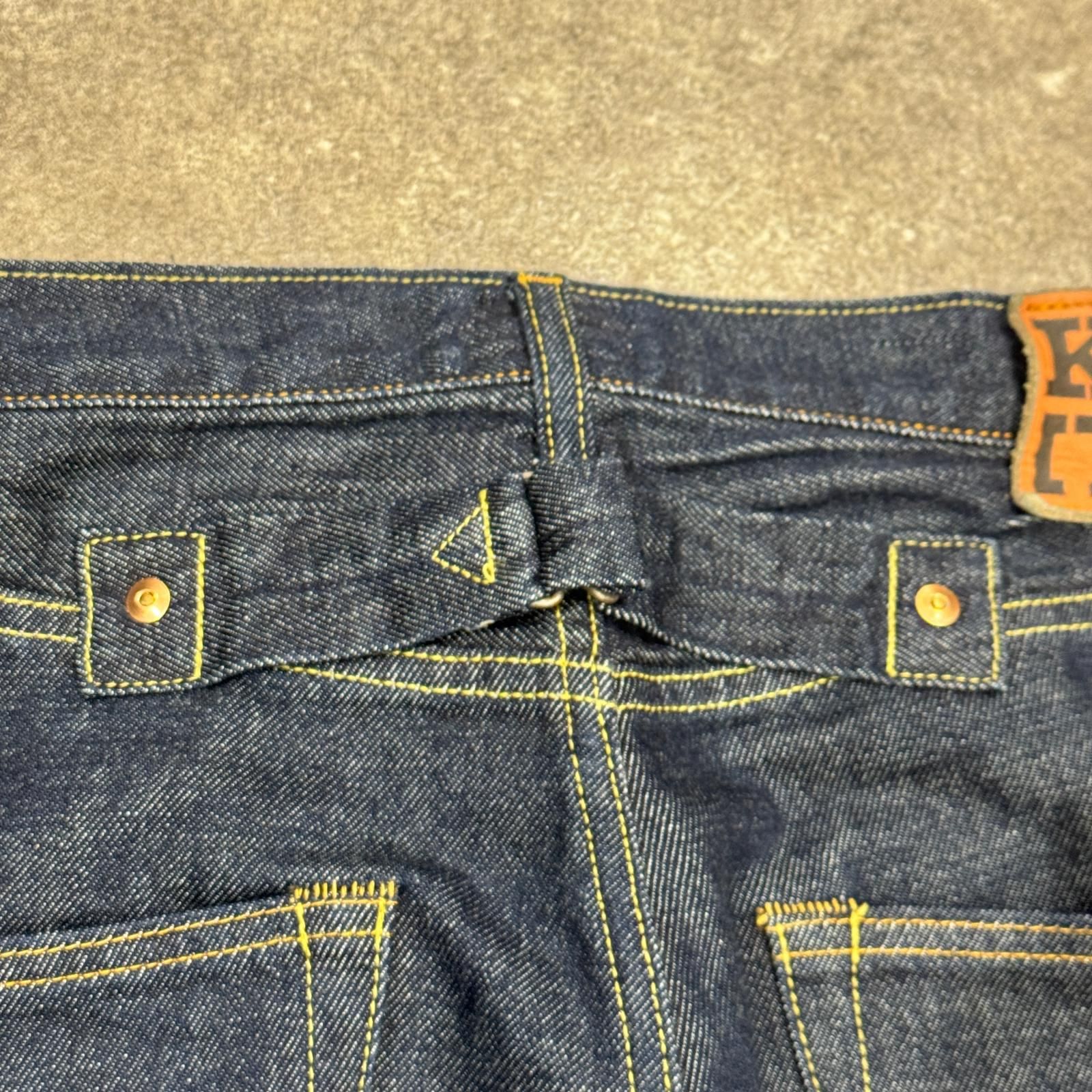 KAPITAL EK-1528LPA メキシカンタキシード ボーン刺繍 デニムパンツ