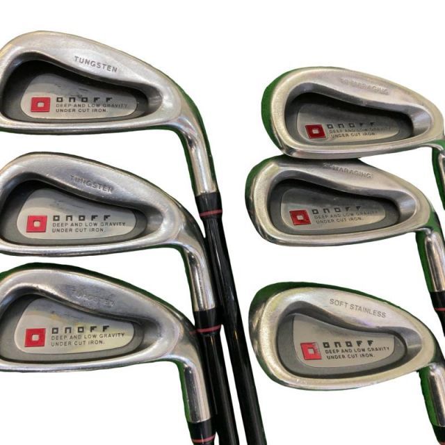 【中古】 ダイワ(グローブライド) ONOFF(2004) 6S アイアンセット IR SMOOTH KICK MP-504I (フレックスR) メンズ 男性用 右利き 右用 Cランク ゴルフクラブ