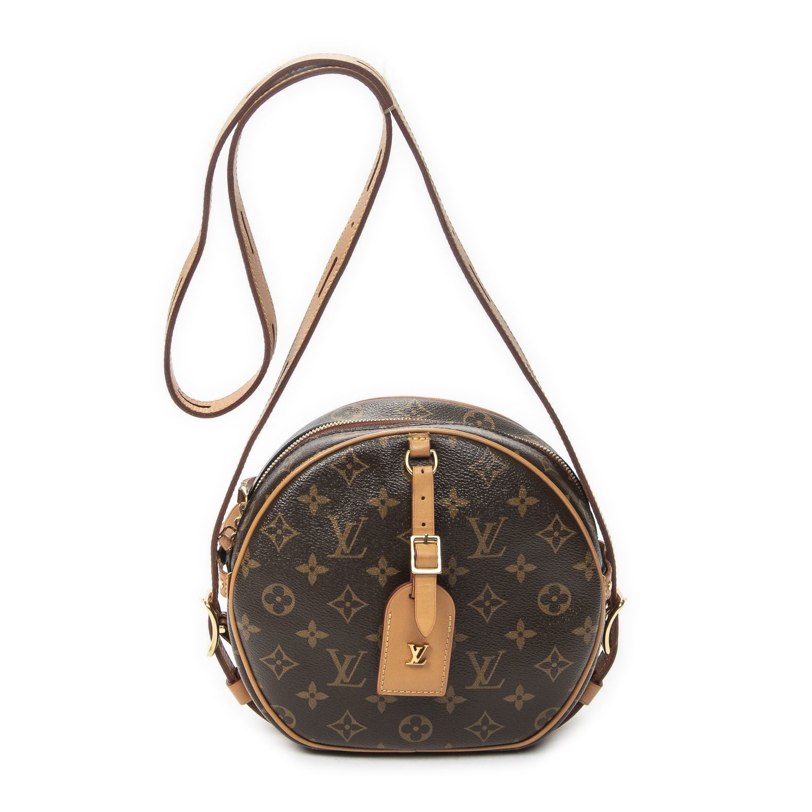 [中古] LOUIS VUITTON ルイヴィトンボワット シャポー スプル茶色モノグラムキャンバスA