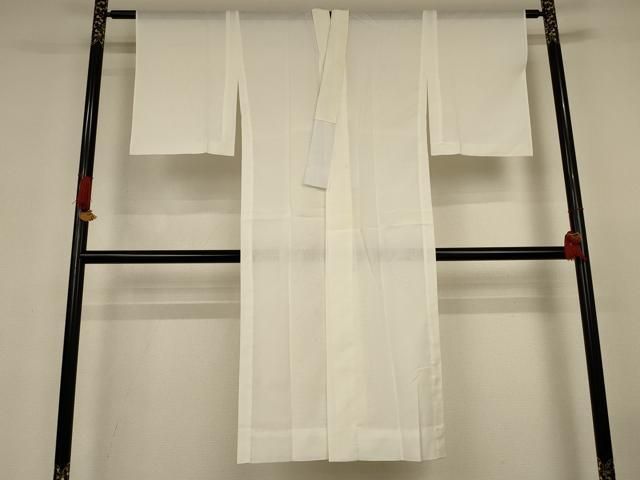 平和屋着物＊夏物　長襦袢　絽　生成り色　洗える着物　AABJ3304jd