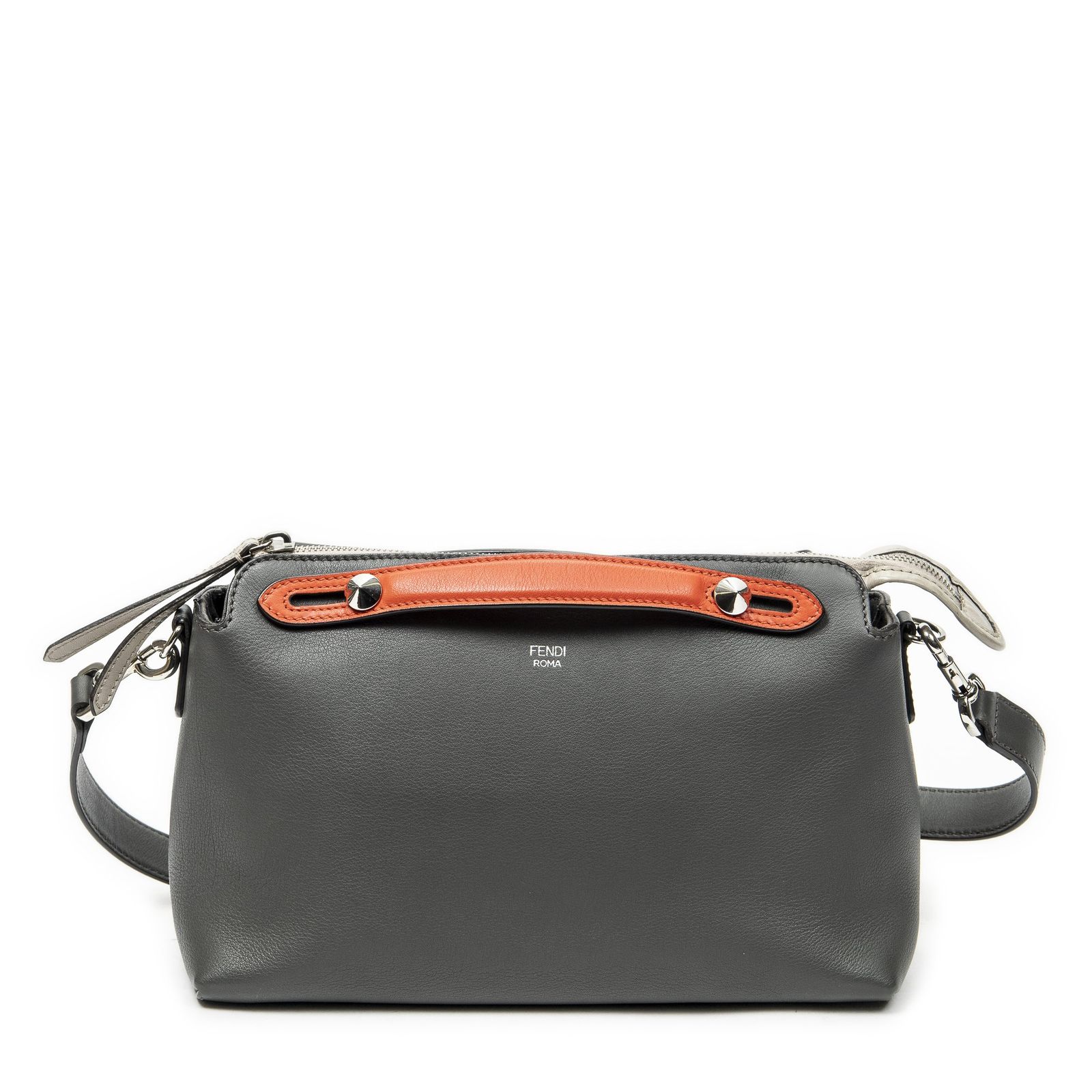 [中古] FENDI フェンディスモール By the Way バッググレー/レッドカーフスキンレザーA 63,085円