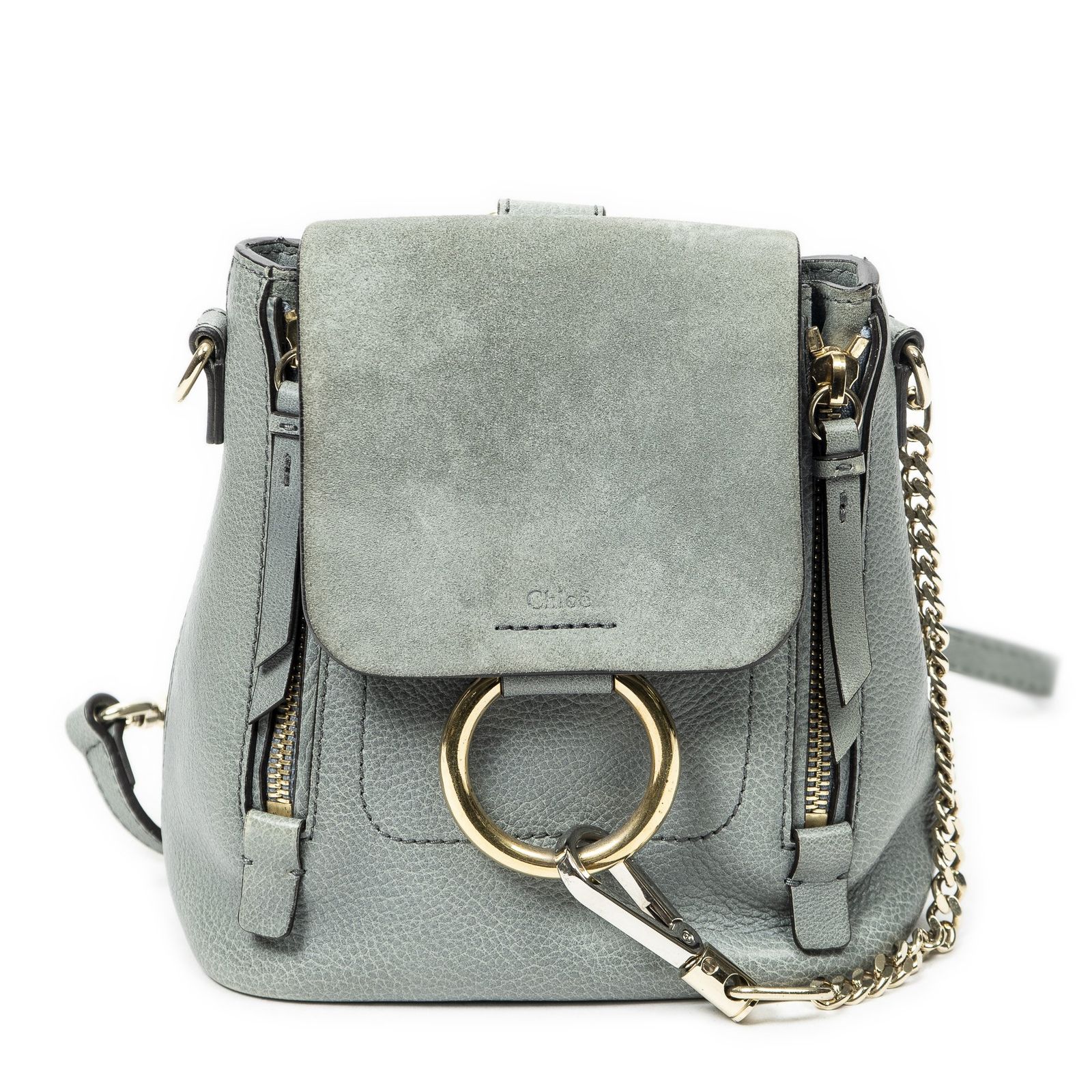 [中古] CHLOE クロエミニ Faye バックパックティールカーフスキンレザーA