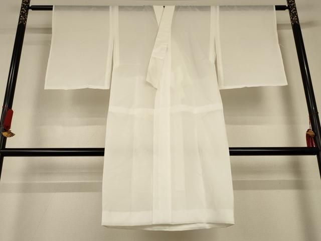 平和屋着物＊夏物　長襦袢　絽　白色　洗える着物　AABJ2536jd