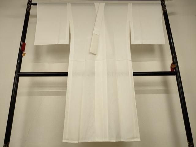 平和屋着物＊夏物　長襦袢　絽　白色　洗える着物　AABJ2540jd