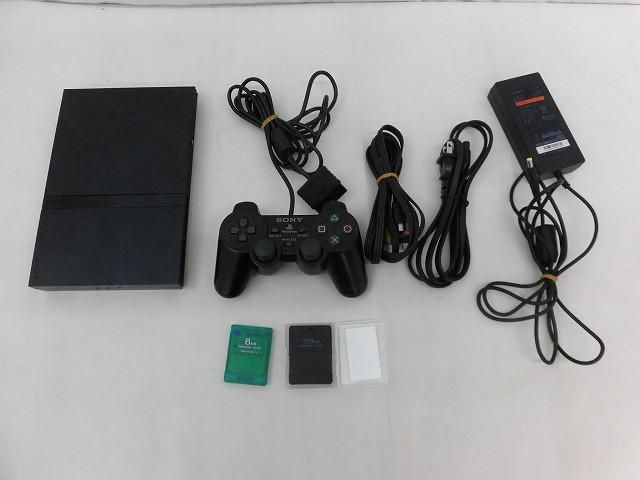 中古品 ゲーム プレイステーション2 PS2 本体 SCPH-70000 ブラック