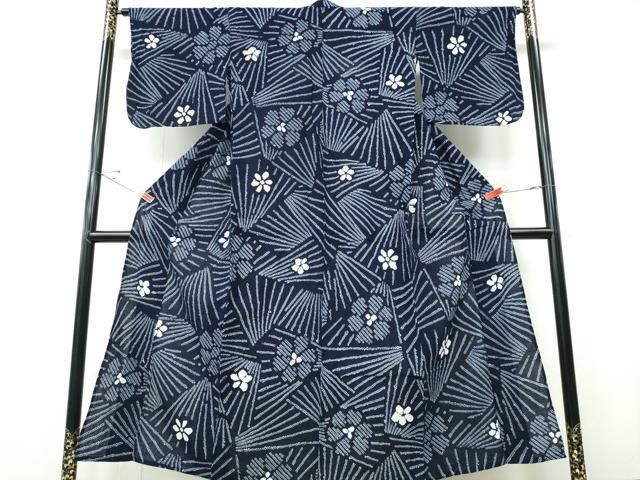平和屋着物∴夏物　浴衣　有松鳴海絞り　綿　逸品　CABH1367ng