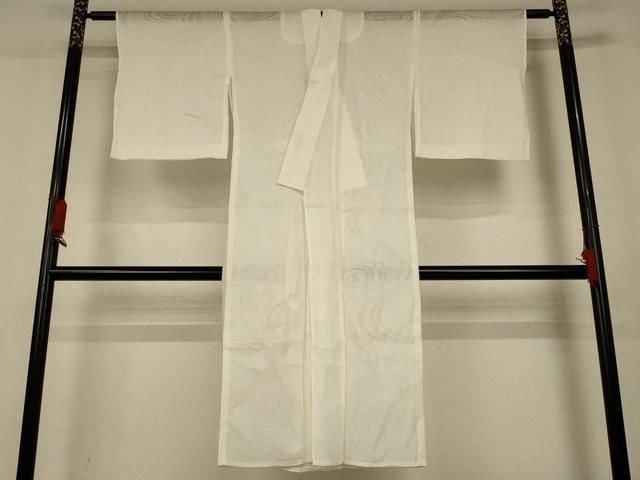 平和屋着物＊夏物　長襦袢　流水紋紗　生成り色　麻　AABJ2549jd 7,098円