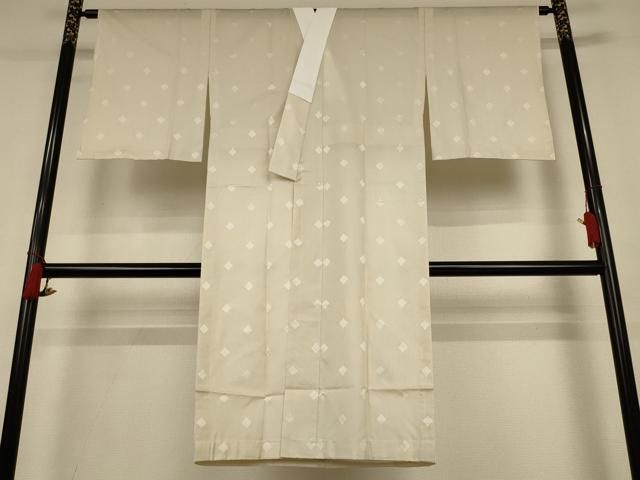 平和屋着物＊夏物　長襦袢　菱紋絽　正絹　逸品　AABJ3289jd