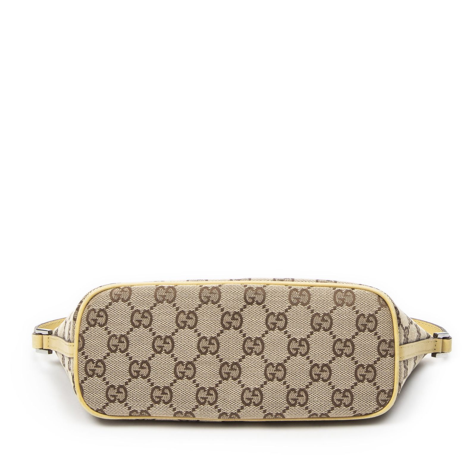 中古] GUCCI グッチアクセサリーポーチベージュ/タンGGキャンバスA