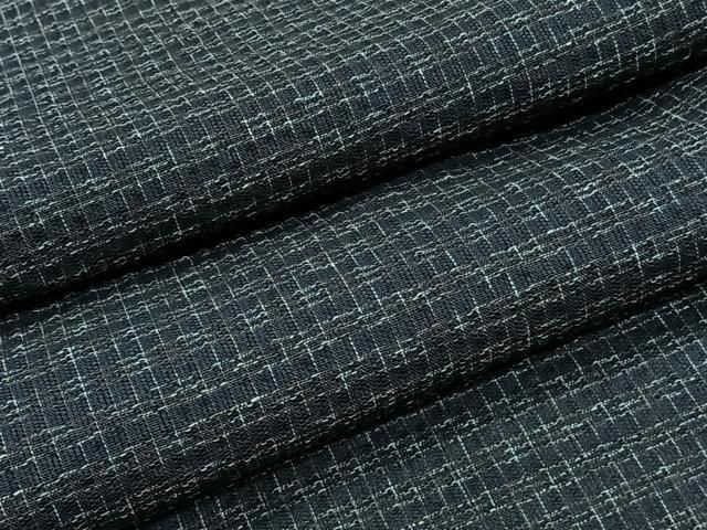 平和屋着物∴夏物　男性　浴衣　紬　格子文　綿　逸品　CABG7191xi