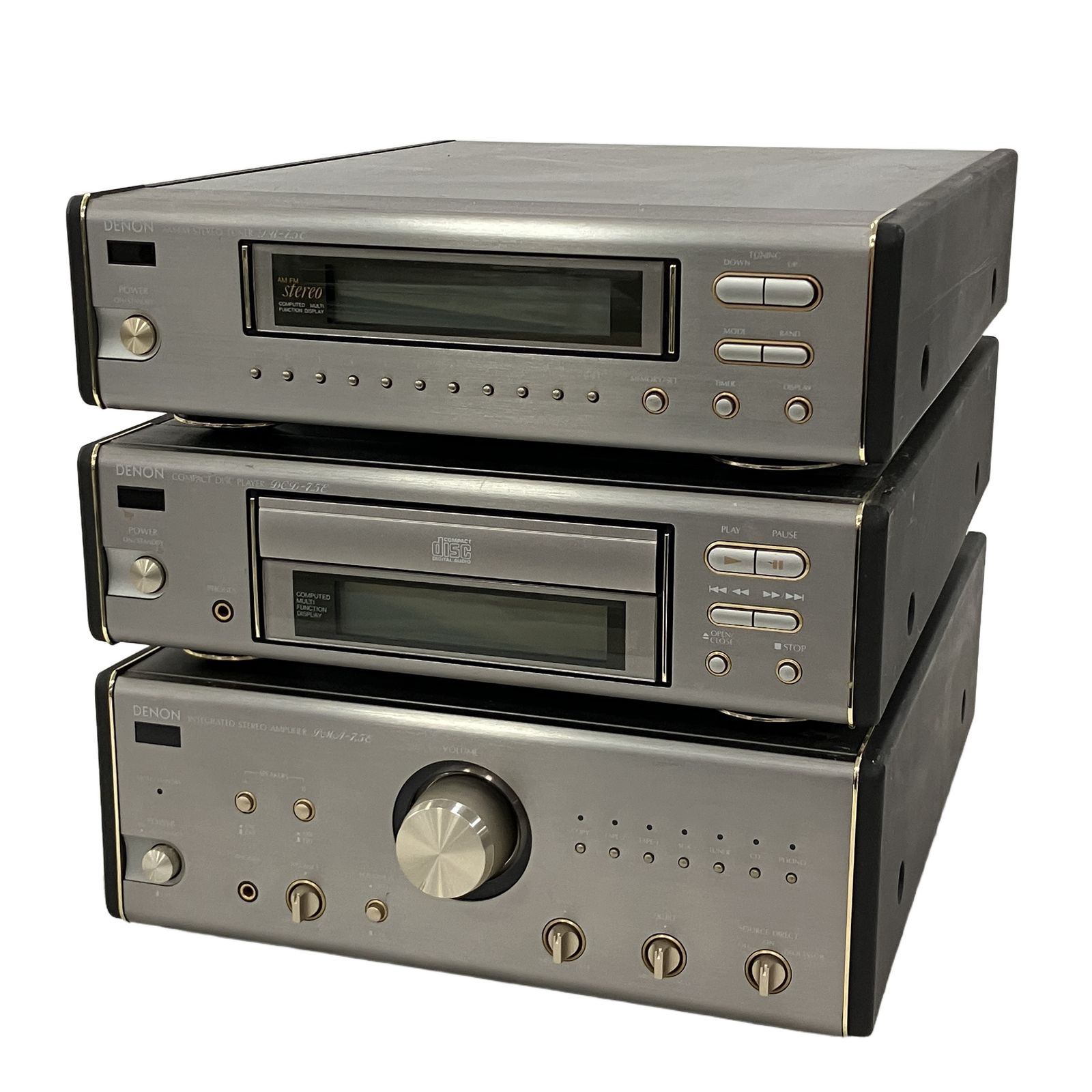 DENON TU-7.5E DCD-7.5E PMA-7.5E デノン システム コンポ ラジオ CD