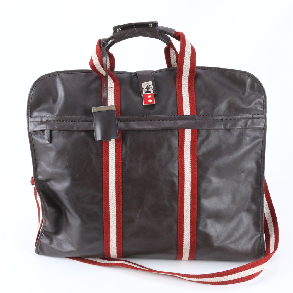 美品 バリー トレインスポッティング レザー 2WAY ガーメント 出張 旅行 ビジネス ショルダー 本革 ブラウン メンズ RBM ED48-3【中古】 18,225円