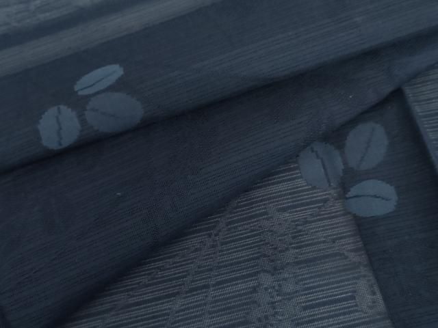 平和屋着物＊夏物　小紋　萩紋紗　変わり絽　正絹　逸品　AABI9838cs