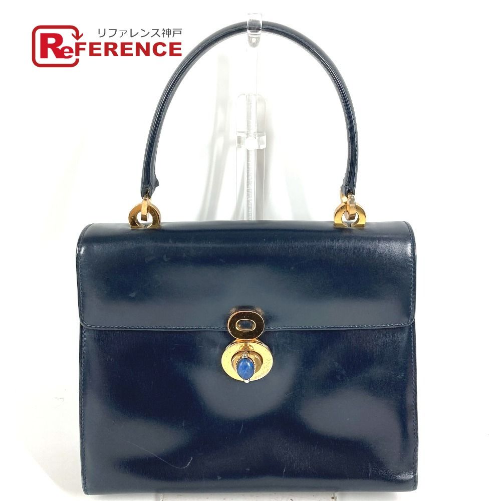 GUCCI グッチ ハンドバッグ ラピスラズリ レザー ネイビー
