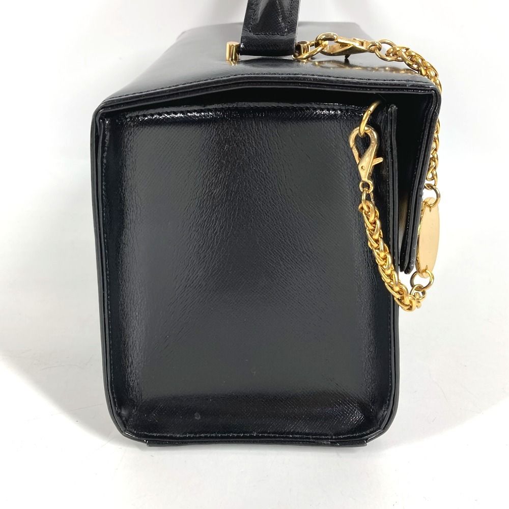 VERSACE ヴェルサーチ ハンドバッグ サンバースト ロゴ バニティバッグ