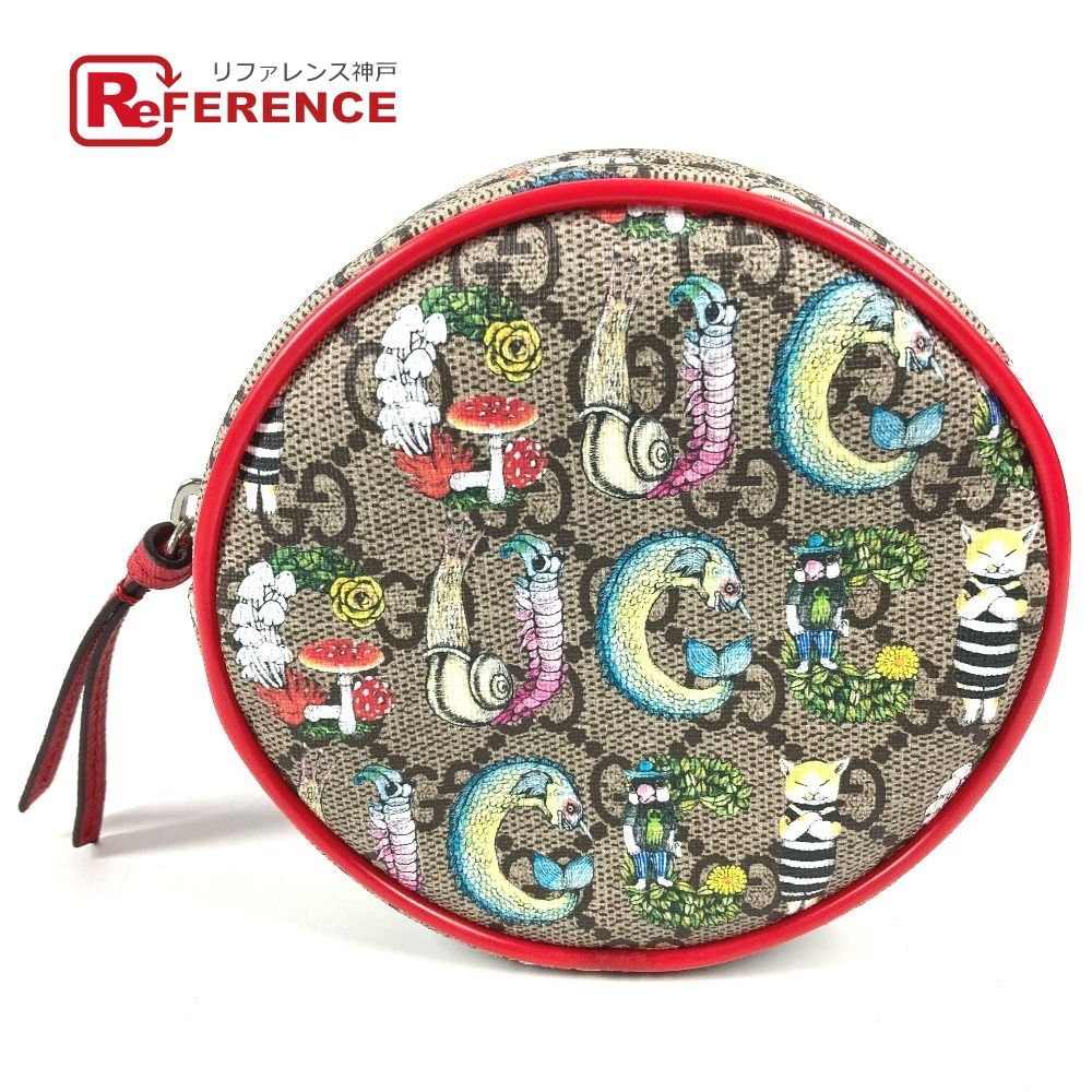 美品 GUCCI グッチ ウエストバッグ ヒグチユウコ GGスプリーム GUCCI グッチ ウエストバッグ GGスプリーム ロゴ ヒグチユウコ コラボ