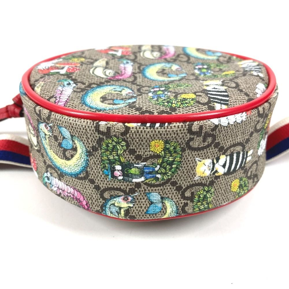 GUCCI グッチ ウエストバッグ GGスプリーム ロゴ ヒグチユウコ コラボ