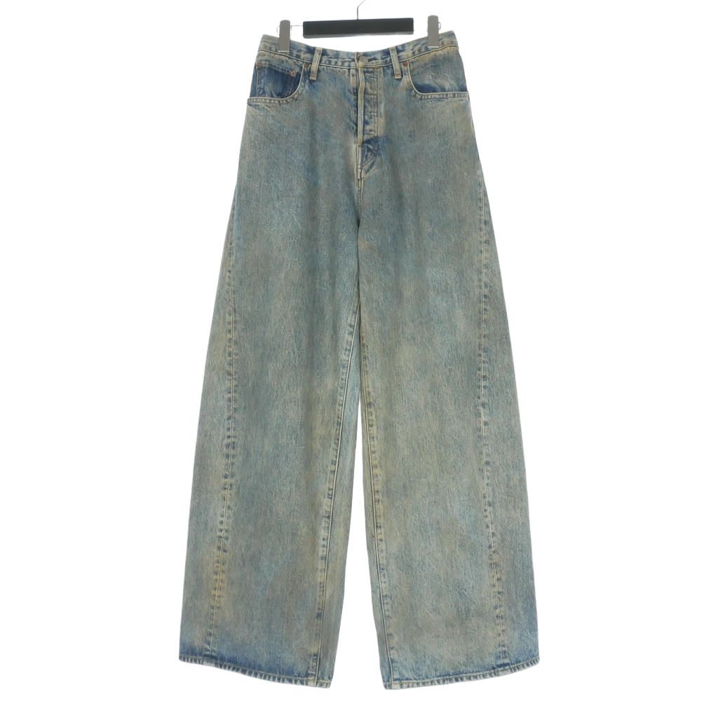 シュタイン ssstein TWIST SEAM BAGGY VINTAGE DENIM JEANS ツイストシーム バギー デニムパンツ ジーンズ M インディゴ st.1074