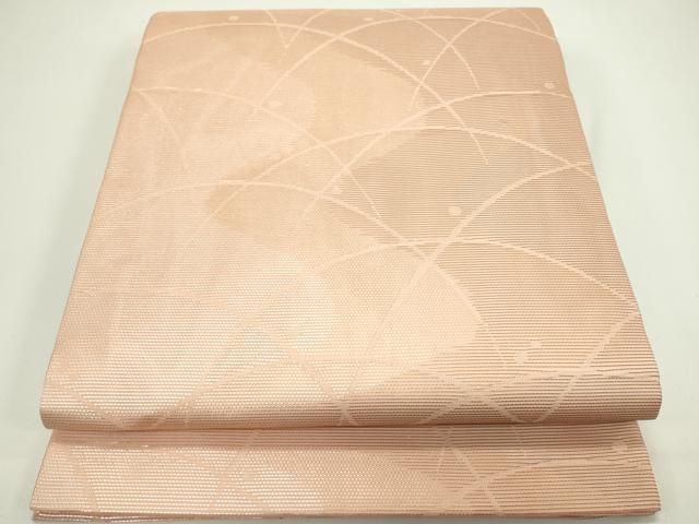 平和屋着物＊夏物　九寸開き名古屋帯　露芝文　金銀糸　正絹　逸品　未使用　CABG7516rv