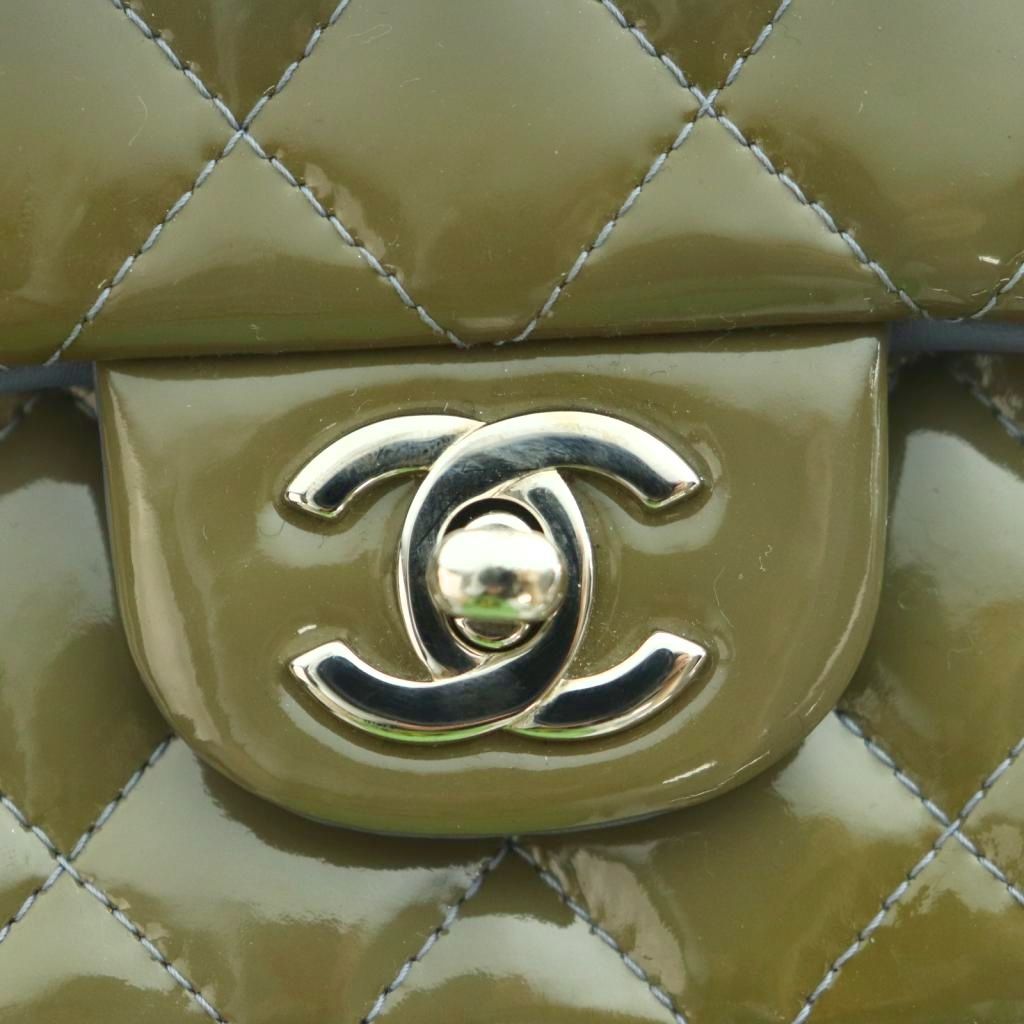 マミーリン　シャネル　デカココマーク　マトラッセ　パテントレザー シャネル CHANEL ミニマトラッセ パテントレザー チェーンショルダー