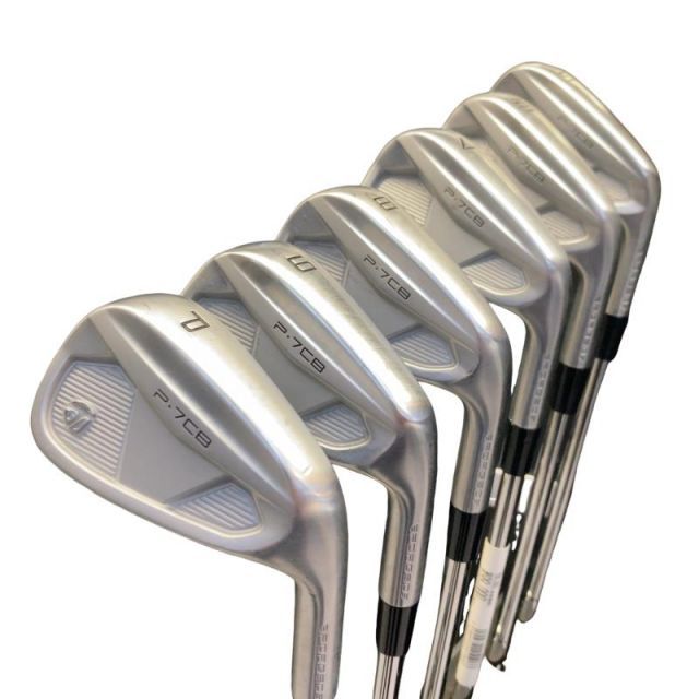 【中古】 テーラーメイド Taylor Made P・7CB(2024) 8S アイアンセット IR Dynamic Gold MID 115 (フレックスS) メンズ 男性用 右利き 右用 Cランク ゴルフクラブ