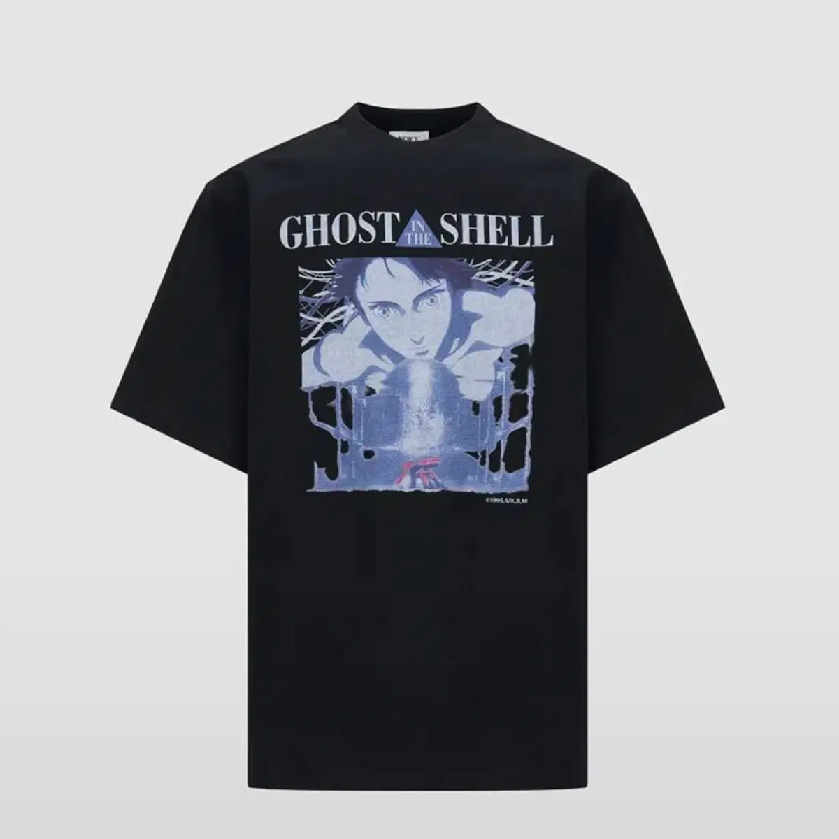 新品 M ノイス x 攻殻機動隊 1995 半袖Tシャツ ブラック
