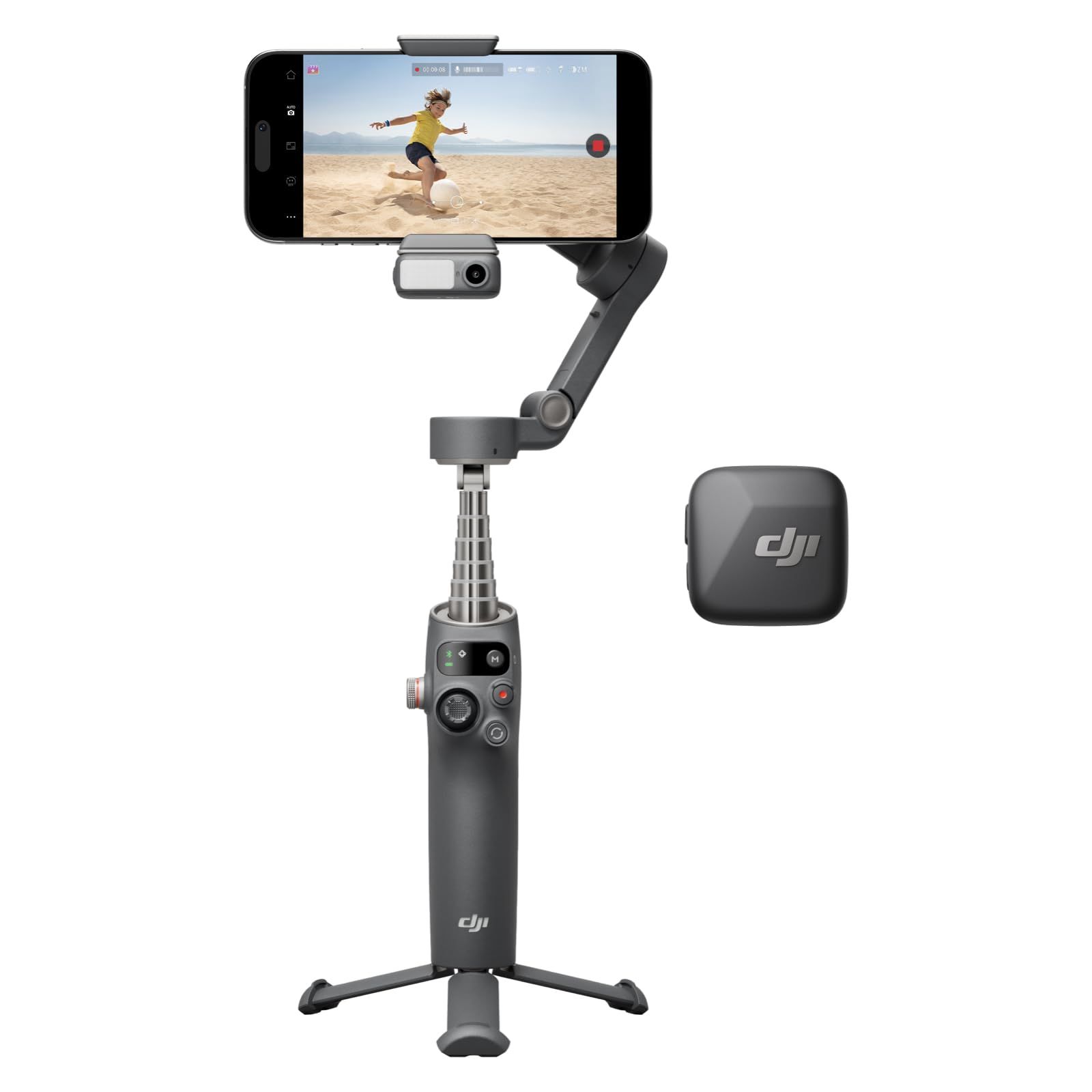 新品 DJI スマホ ジンバル Osmo Mobile 7P ジンバルスタビライザー+DJI Mic Miniトランスミッター（インフィニティブラック）