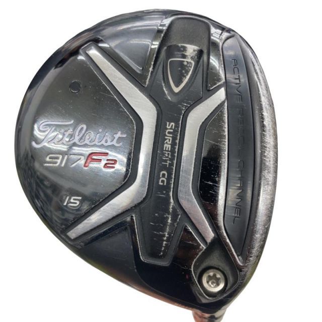【中古】 タイトリスト 917 F2 15° フェアウェイウッド FW Titleist Speeder 517 (フレックスS) メンズ 男性用 右利き 右用 Cランク ゴルフクラブ