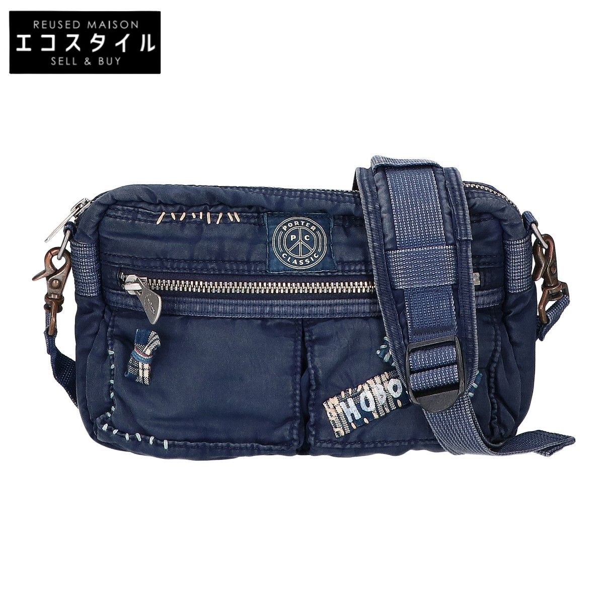 Porter Classic ポータークラシック INDIGO BLUE SUPER NYLON SHOULDER BAG S CUSTOM/カスタム スーパーナイロン スモール Porter Classic ポータークラシック INDIGO BLUE SUPER NYLON SHOULDER