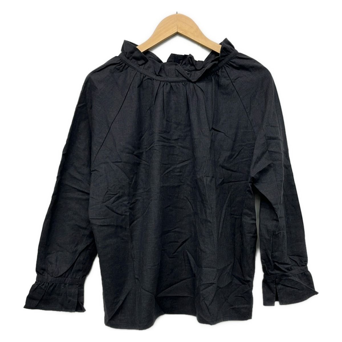 Atlantique Ascoli(アトランティックアスコリ) 長袖カットソー サイズ2 M レディース美品 - ダークグレー フリル