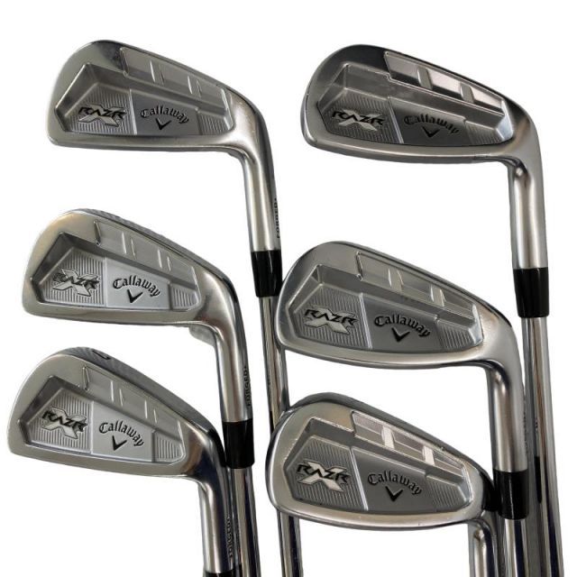 【中古】 キャロウェイ RAZR X FORGED 6S アイアンセット IR Memphis 10 DB (フレックスUNI) メンズ 男性用 右利き 右用 Cランク ゴルフクラブ