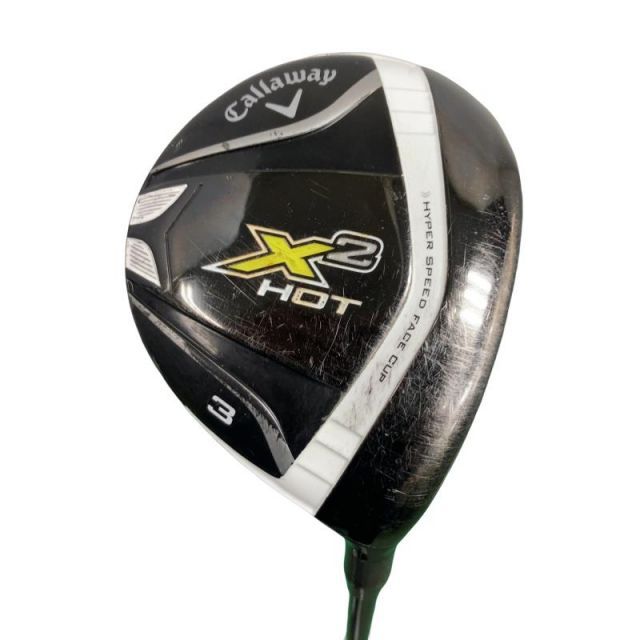 【中古】 キャロウェイ X2 HOT 3W フェアウェイウッド FW X2 HOT(フェアウェイ) (フレックスSR) メンズ 男性用 右利き 右用 Cランク ゴルフクラブ