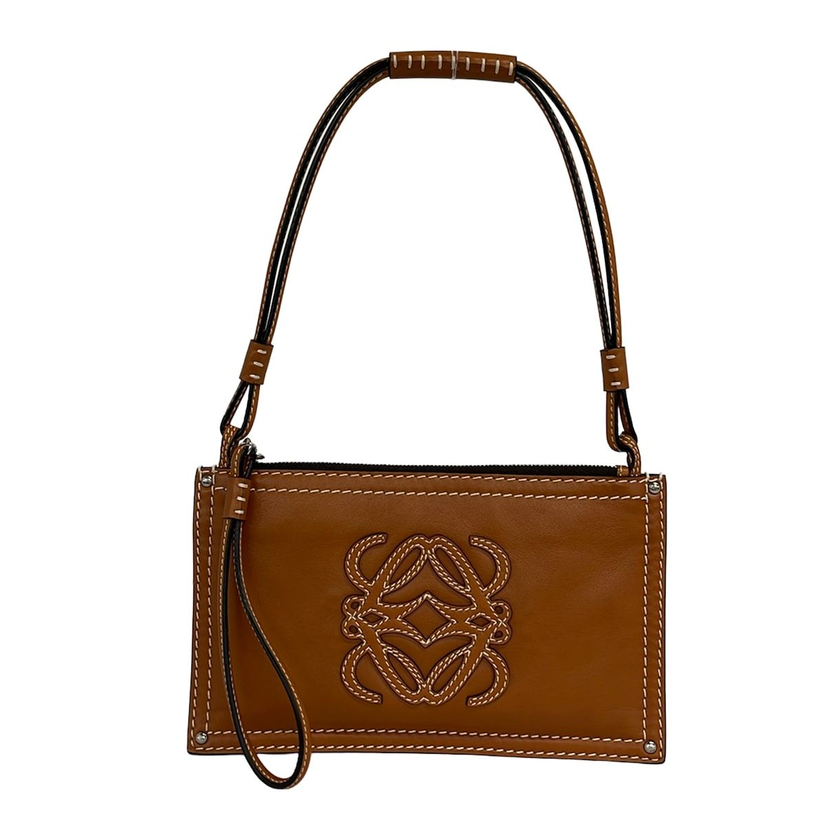 LOEWE(ロエベ) ハンドバッグ - ブラウン レザー