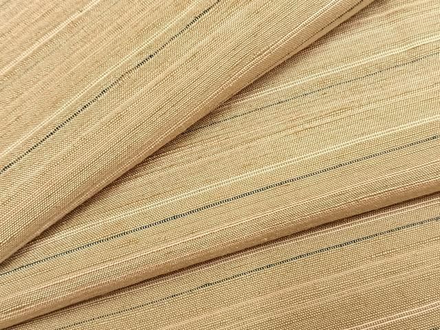 平和屋着物●上質な紬　横縞　正絹　逸品　AABI1981fy