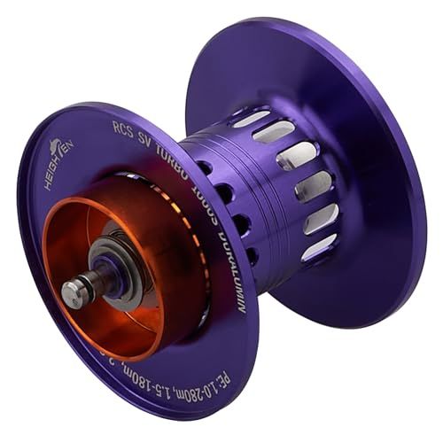HEIGHTEN リール スプール 深溝 PEライン専用 2段階可動 ダイワ(DAIWA) ベイトリール 替えスプール ベアリング付き スティーズ/ジリオン/リョウガ/モアザン/シルバーウルフpms