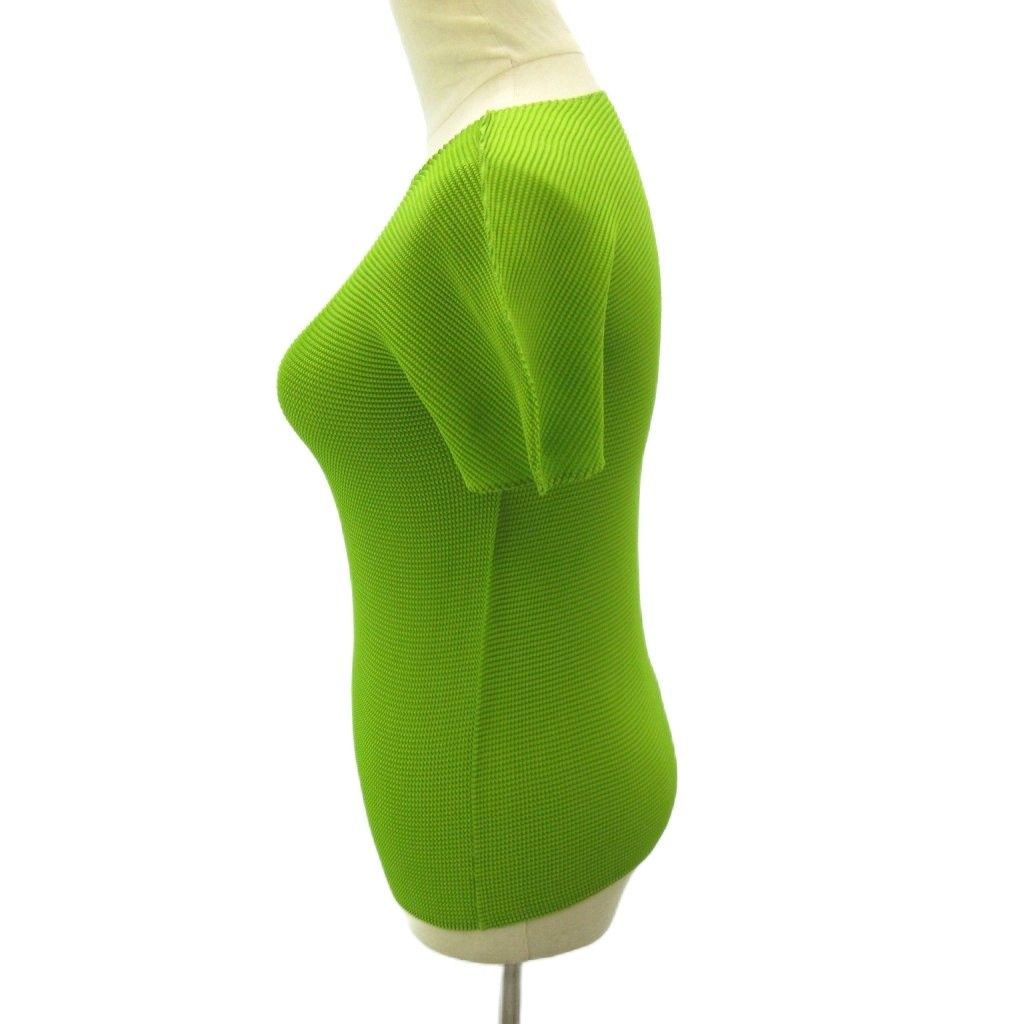 ミーイッセイミヤケ me ISSEY MIYAKE 美品 プリーツ カットソー 無地