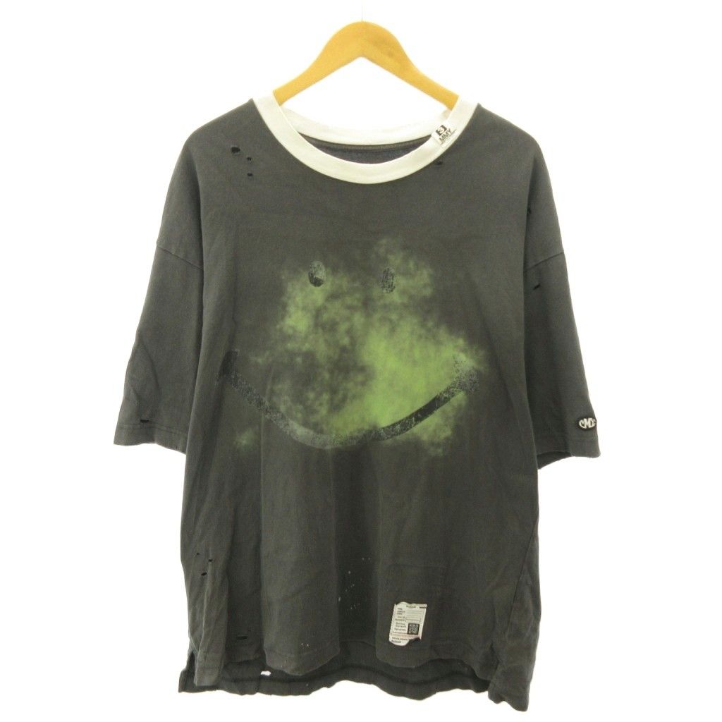 ミハラヤスヒロ MIHARA YASUHIRO 美品 25SS J/SMILY FACE PRINTED 