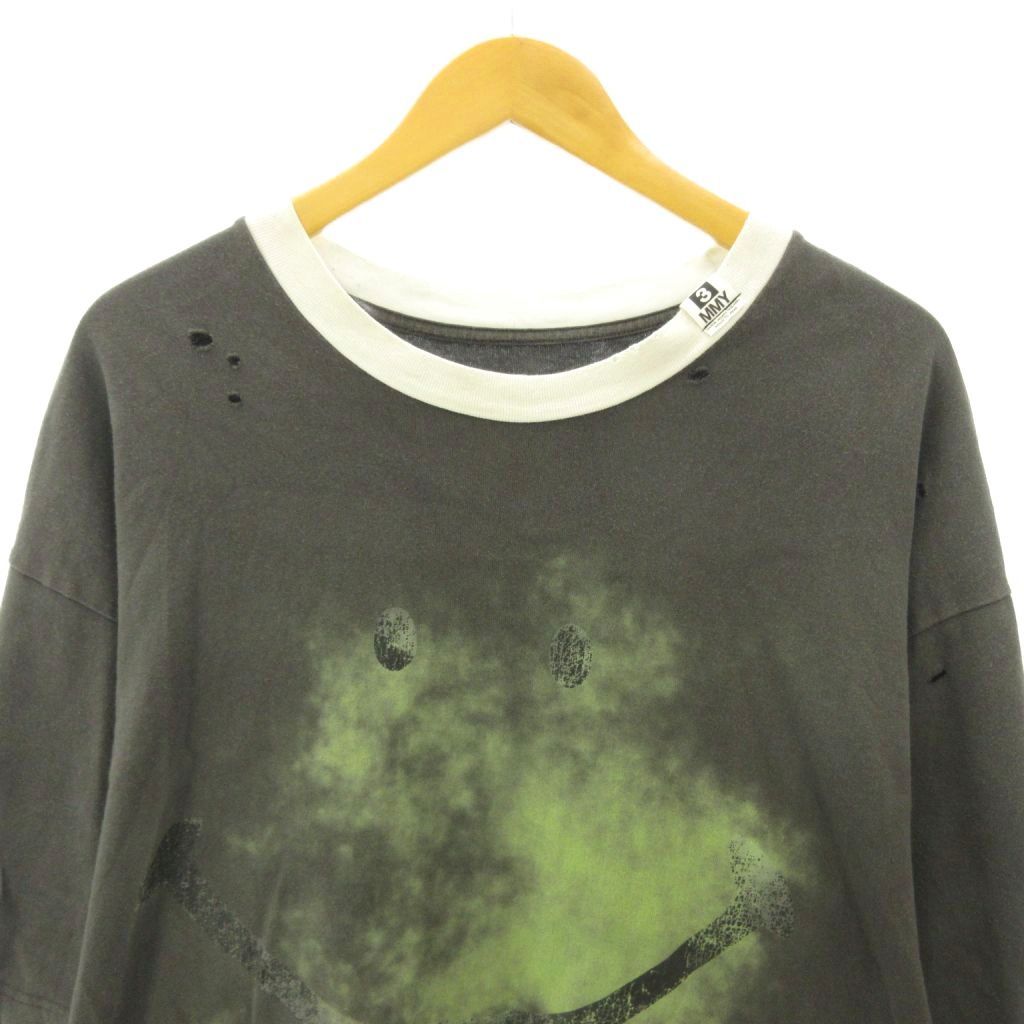 ミハラヤスヒロ MIHARA YASUHIRO 美品 25SS J/SMILY FACE PRINTED 