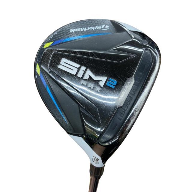 【中古】 テーラーメイド SIM2 MAX 3W フェアウェイウッド FW TENSEI BLUE TM50(SIM2 FW) (フレックスS) メンズ 男性用 右利き 右用 Cランク ゴルフクラブ