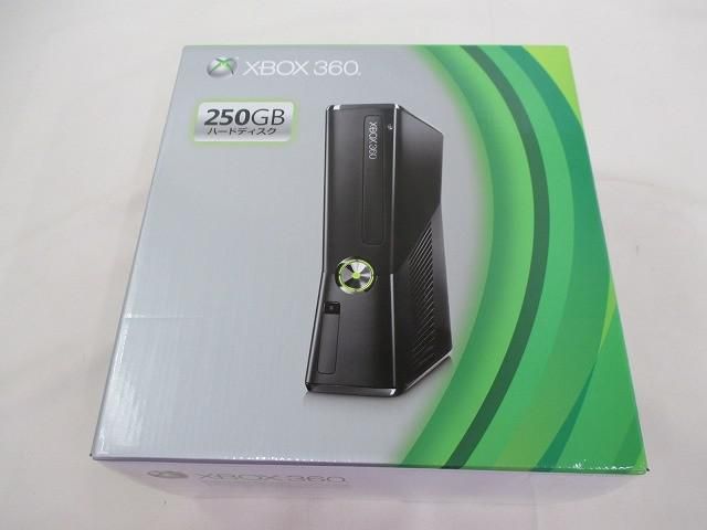 【未開封】 ゲーム Xbox 360 本体 S リキッドブラック 250GB