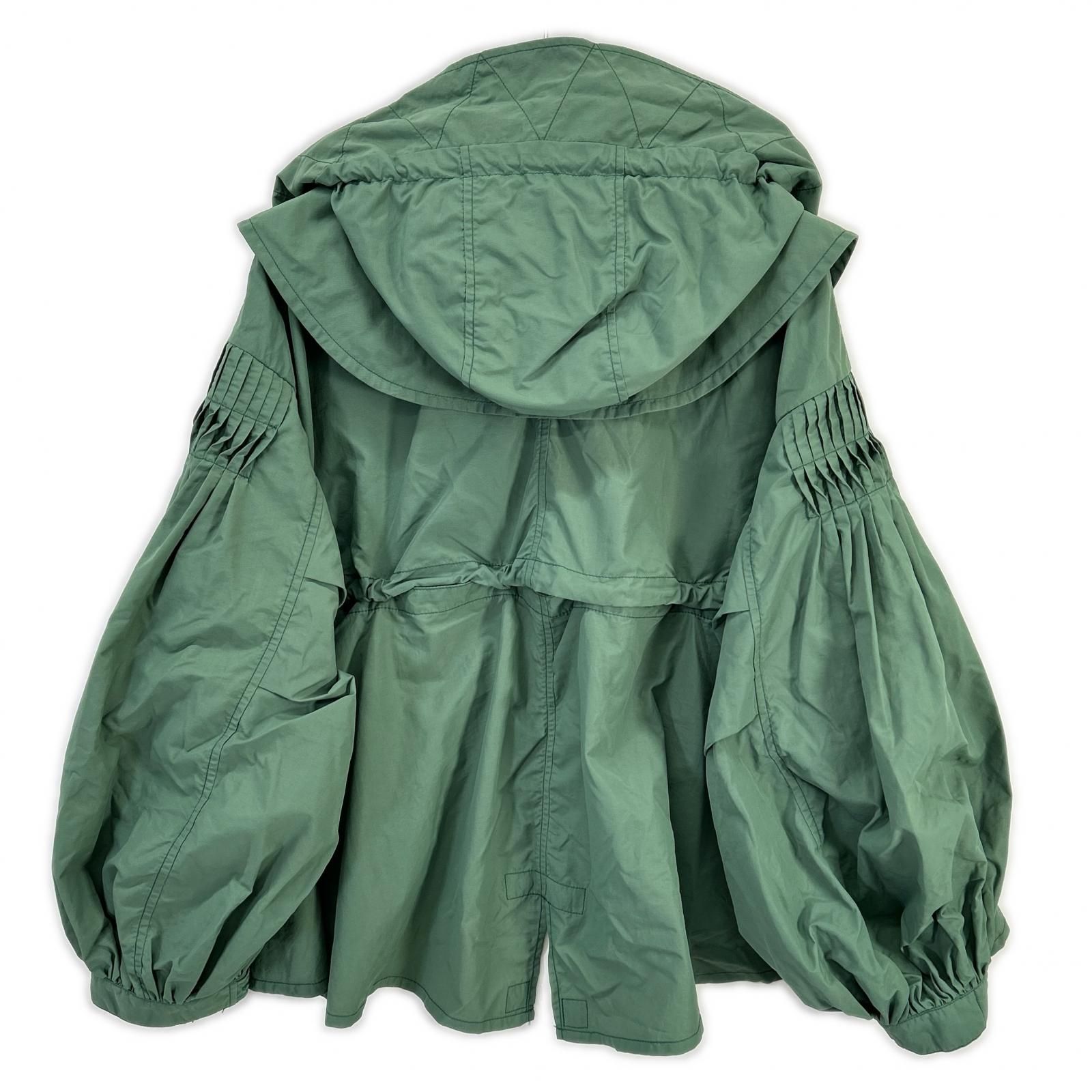 MEGMIURA メグミウラ グリーン 4WAY Pin tuck Nylon Short Mountain 
