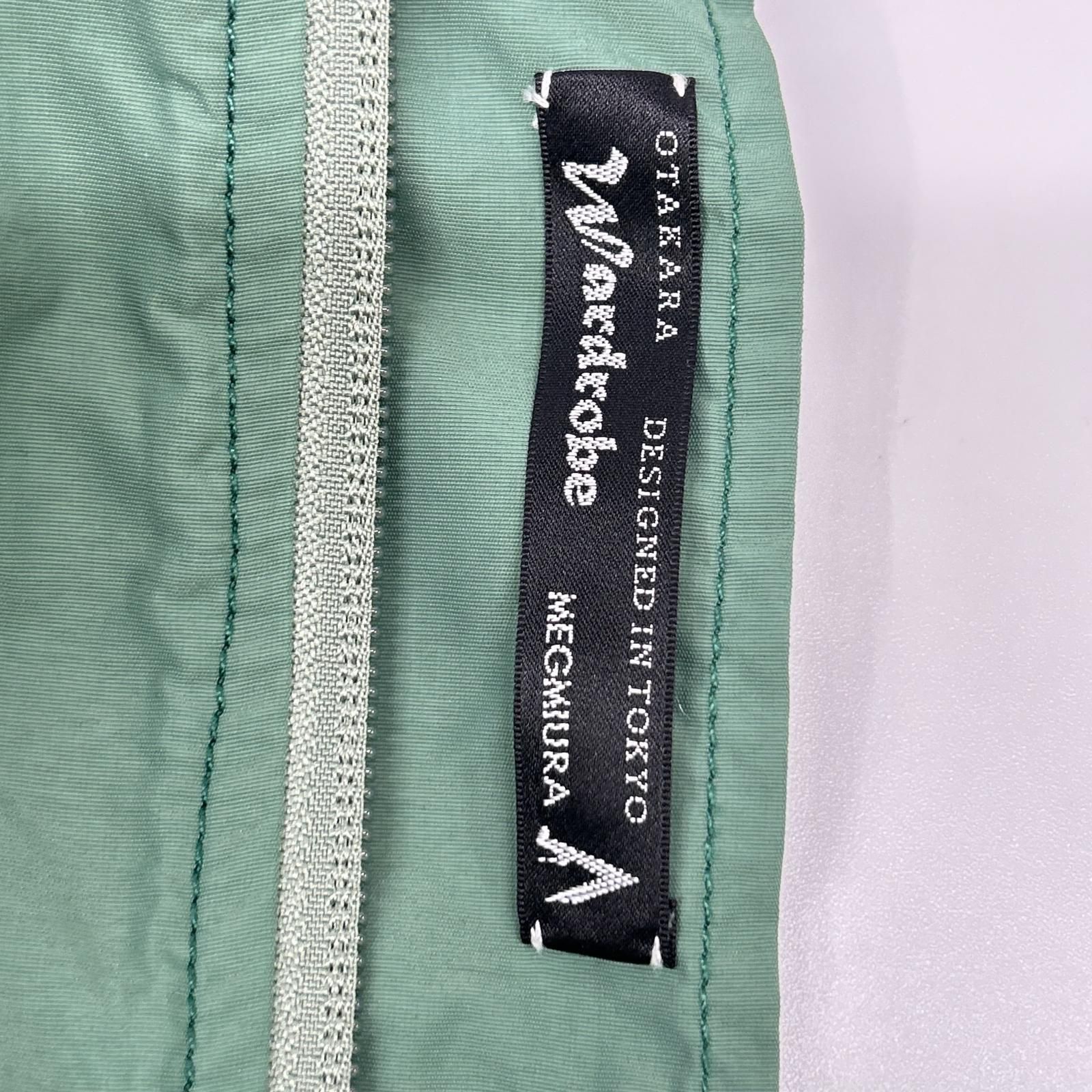 MEGMIURA メグミウラ グリーン 4WAY Pin tuck Nylon Short Mountain 