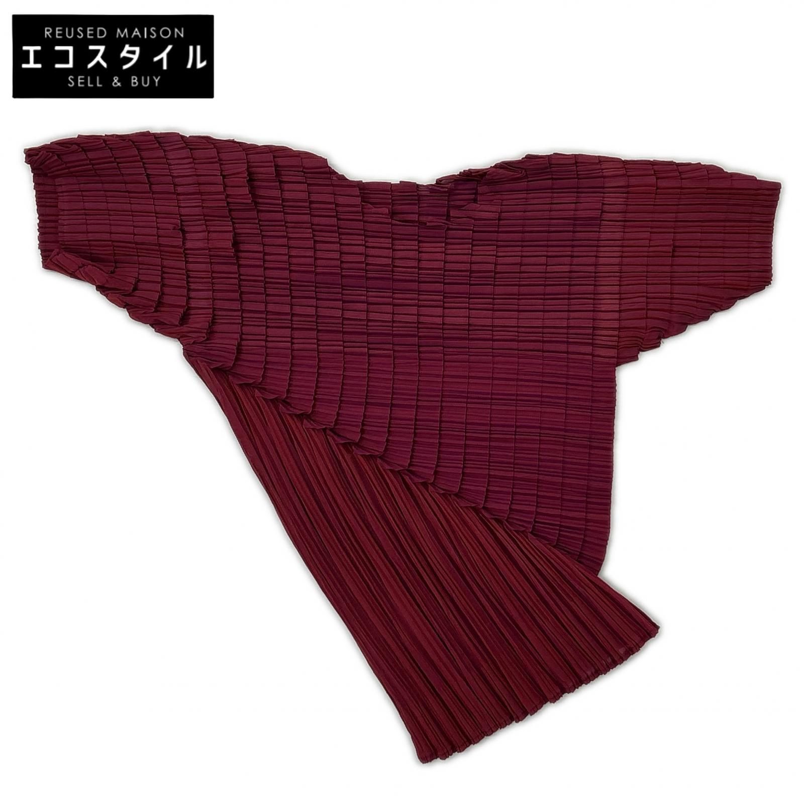 ISSEY MIYAKE イッセイミヤケ IM82-FJ915 ピンク アシンメトリー 
